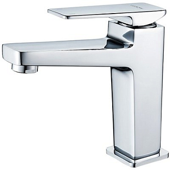 Смеситель L1078  для умывальника гайка шаровый (латунь) LEDEME